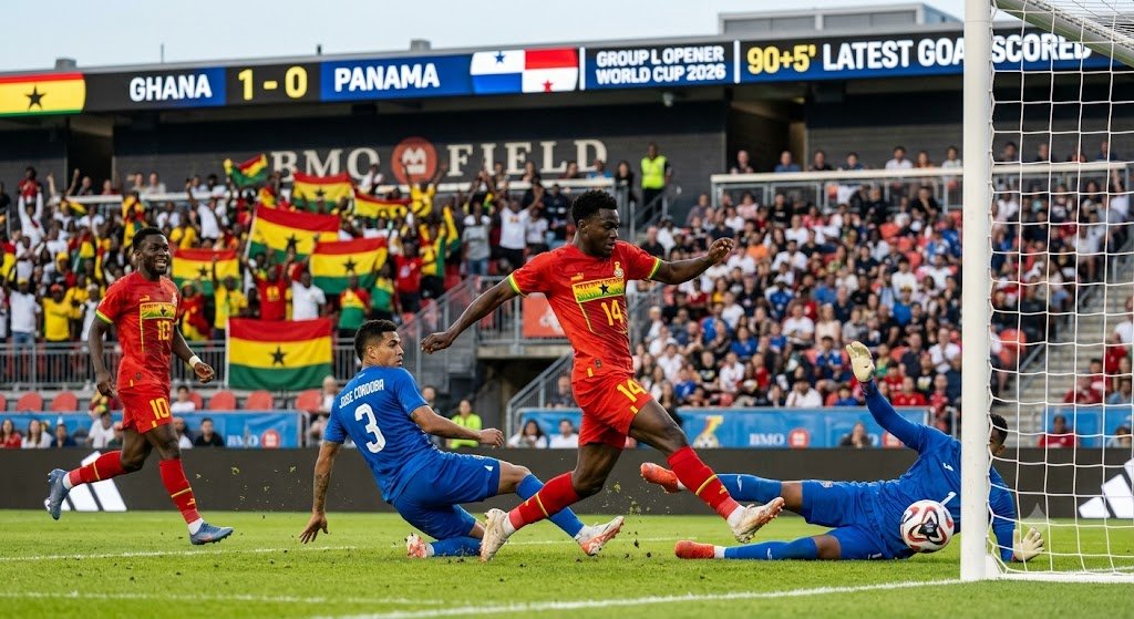 Caleb Yirenkyi 2026 Ghana Beat Panama With Late Winner