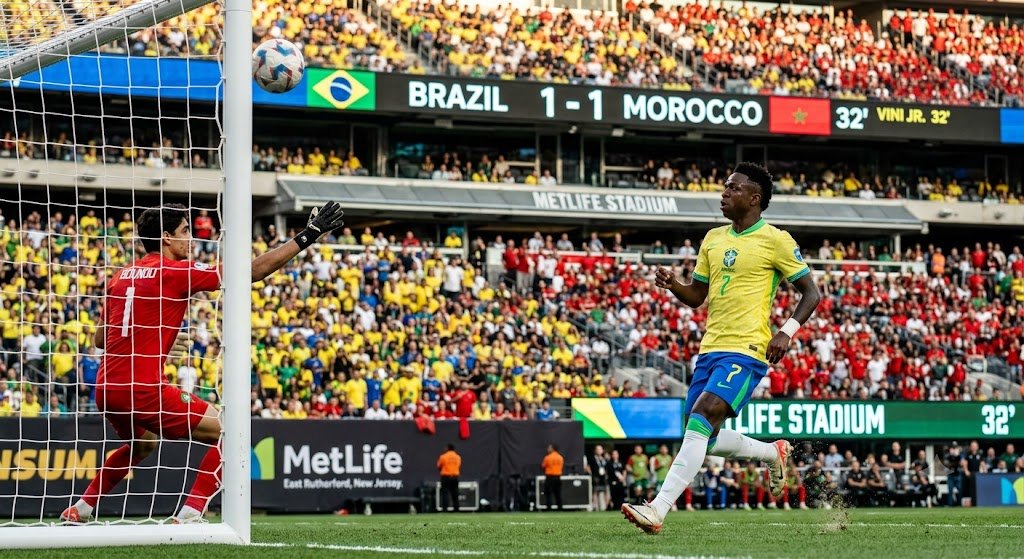 Vinicius Junior Goal Brazil vs Morocco 2026 World Cup