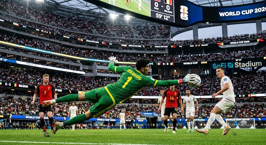 Beiranvand 2026 World Cup Iran Hold Belgium 0-0