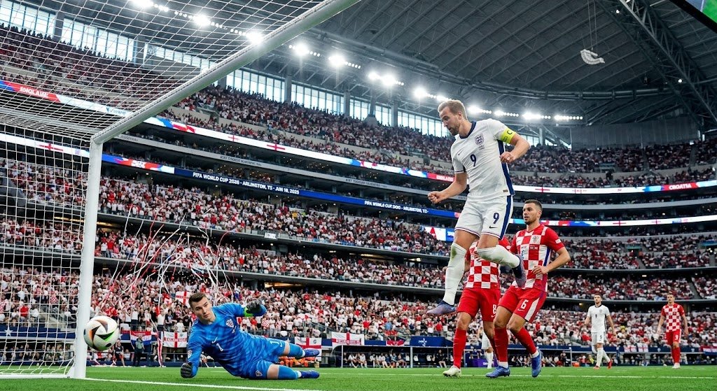 Harry Kane Brace 2026 England Beat Croatia 4-2 World Cup
