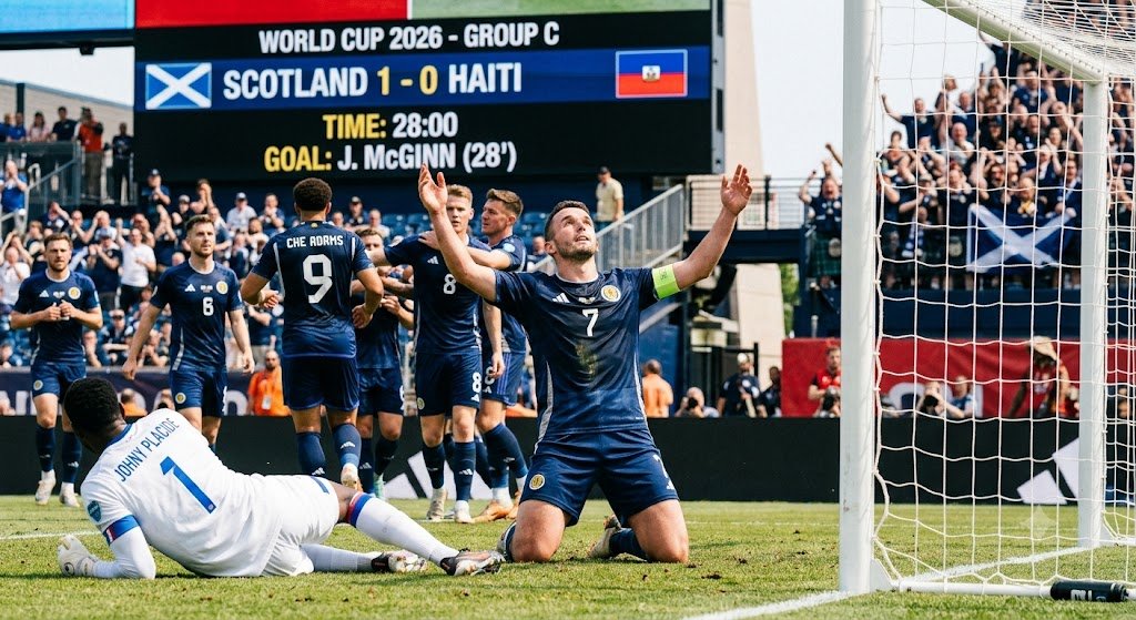 John McGinn Goal Scotland vs Haiti 2026 World Cup Win