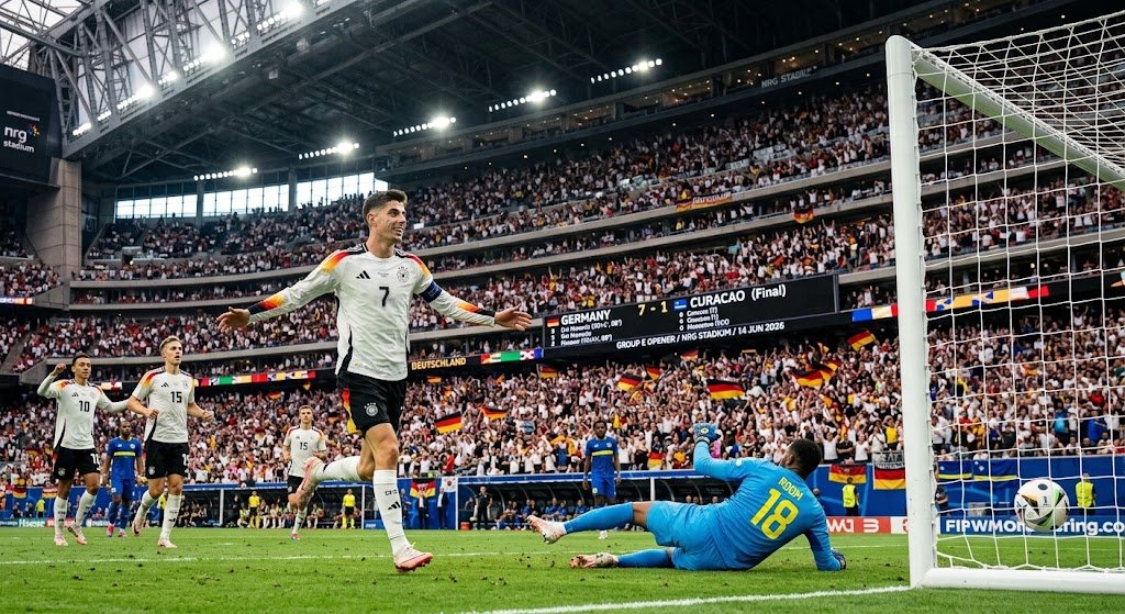 Kai Havertz Goals Germany vs Curacao 2026 World Cup