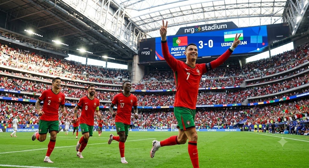 Portugal vs Uzbekistan 2026 Ronaldo Brace Seals 5-0 Win