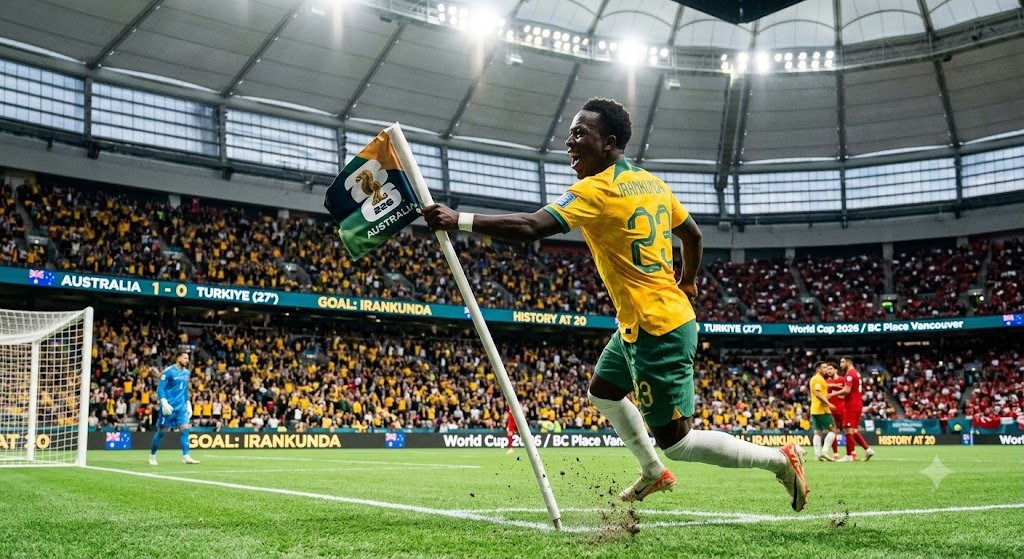 Irankunda Goal Australia vs Turkiye 2026 World Cup Win